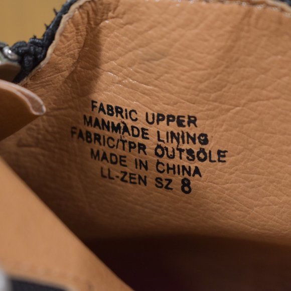 L4L Black Wedge Heels Ankle Open Toe Zipper Size 8 L4L by Lust - Picture 9 of 14